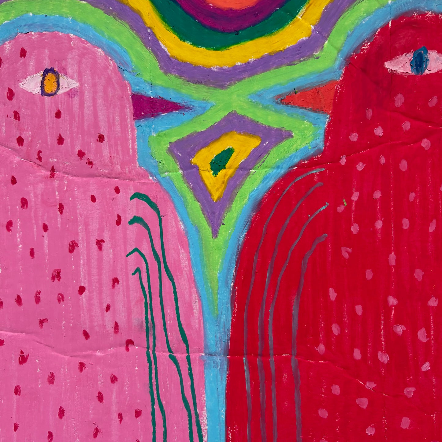 Colourful birds.