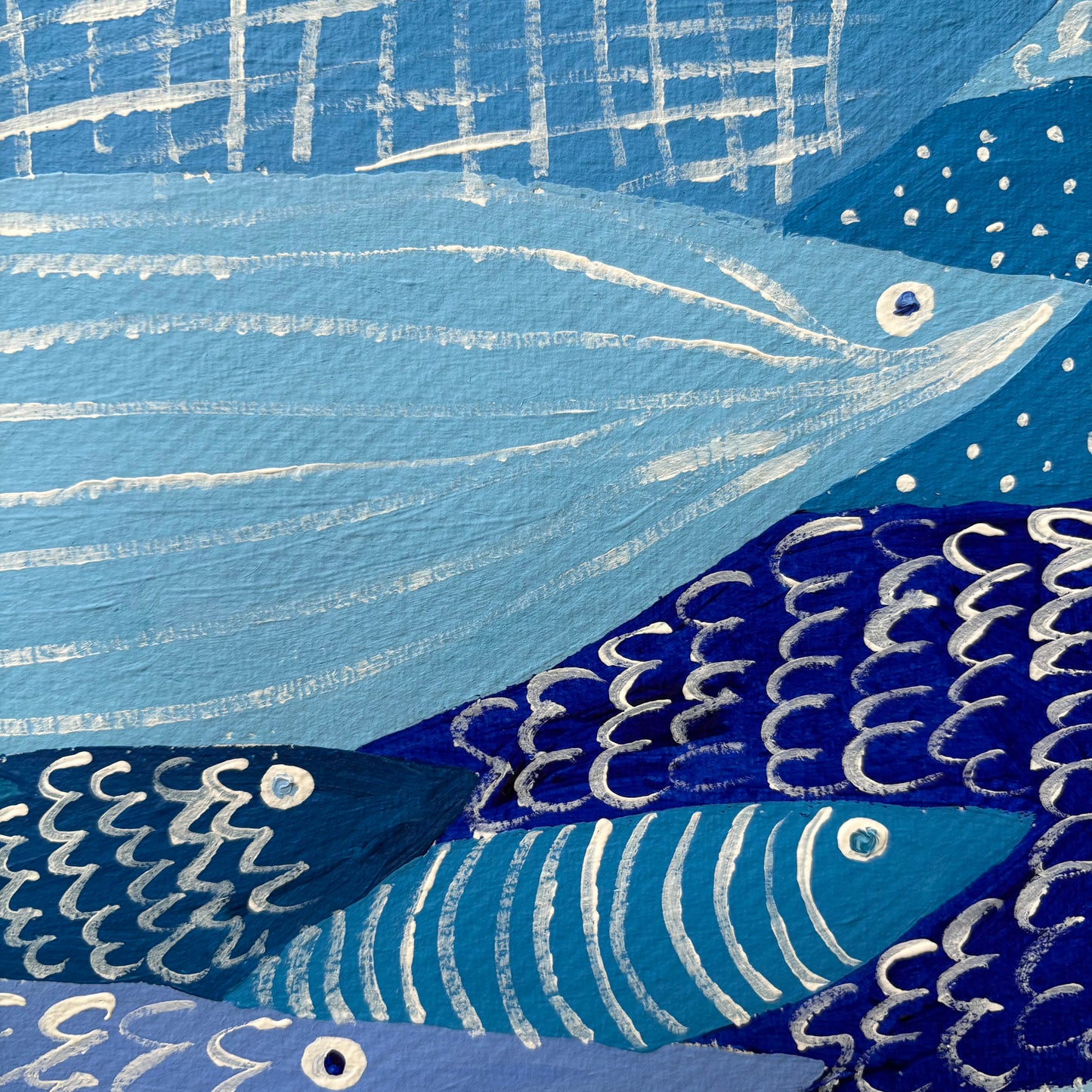 Blue fishes