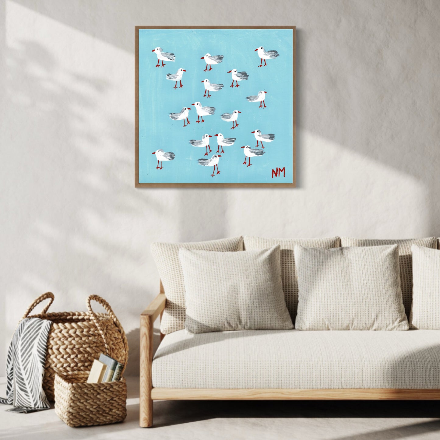 Seagulls print.