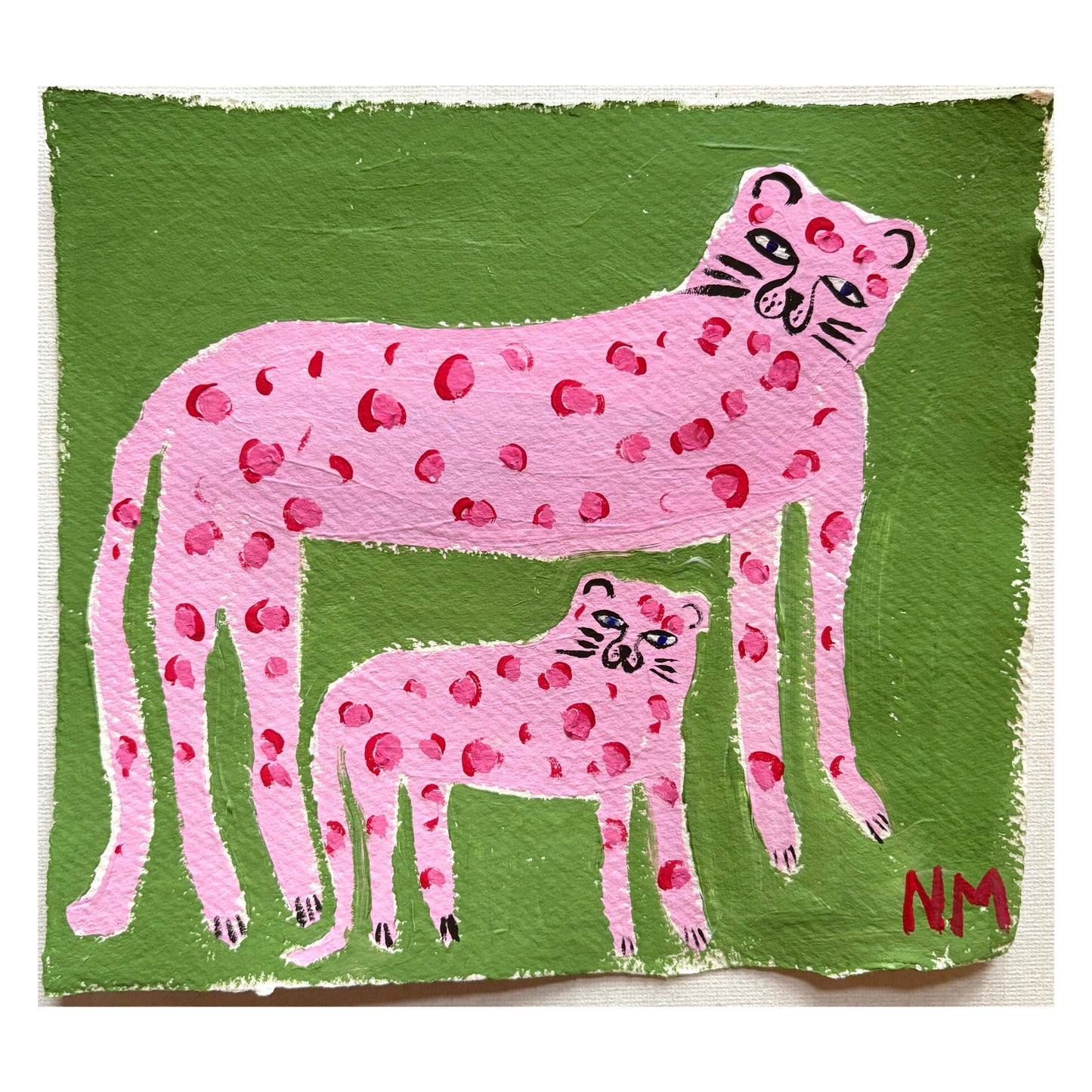 Pink leopards.