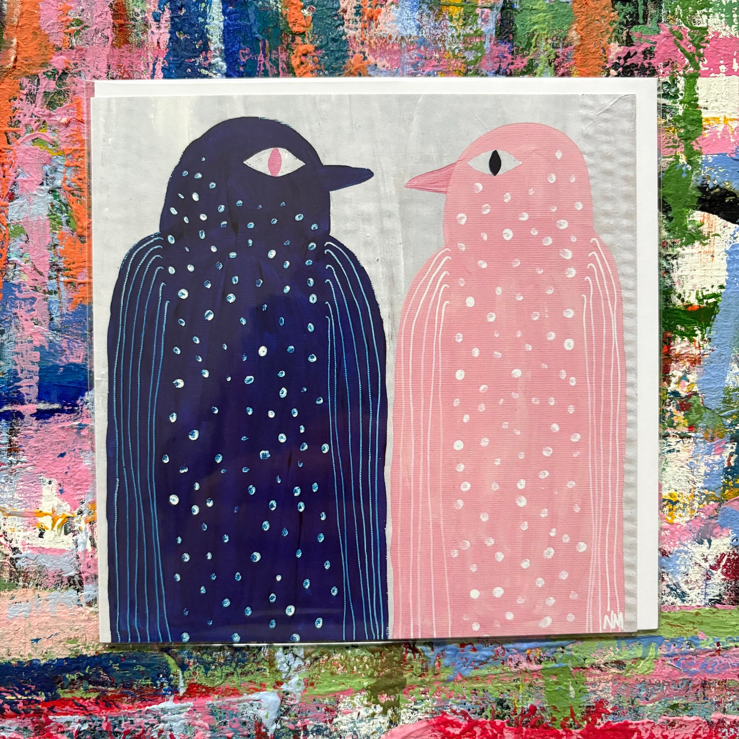 Two birds card.