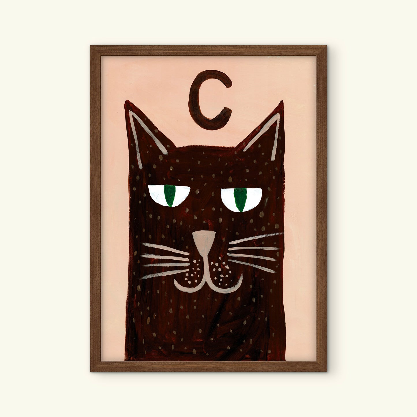Alphabet C Cat Print.