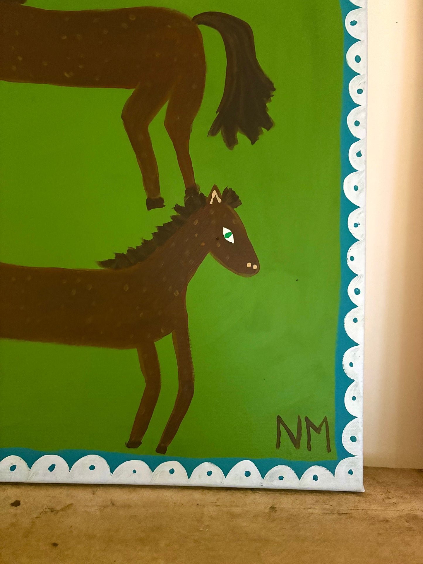 Horses in the field.
