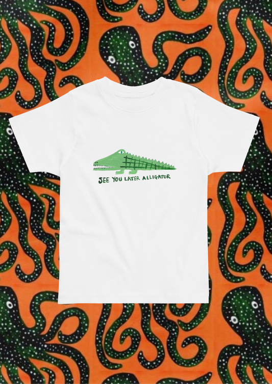 See You Later Alligator Kids jersey t-shirt