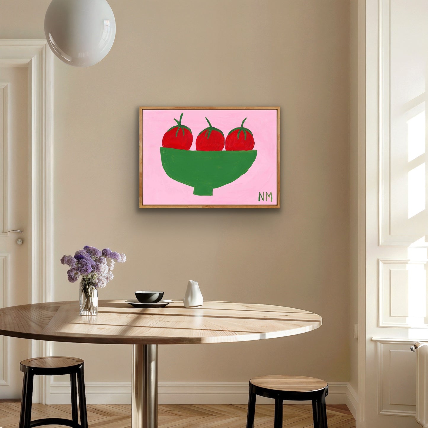 Three tomatos print.