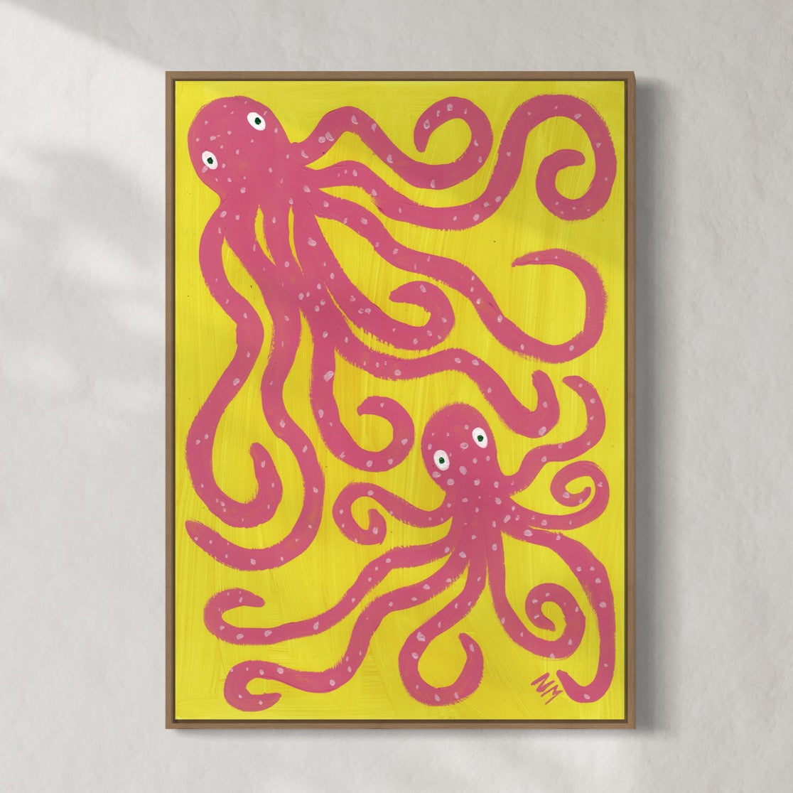 Pink octopus