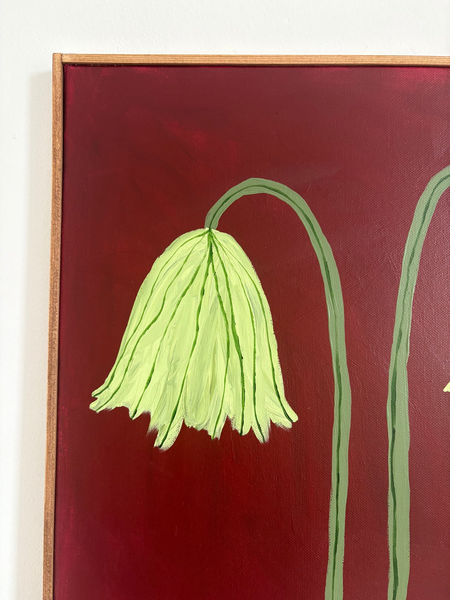Two Green Flowers.