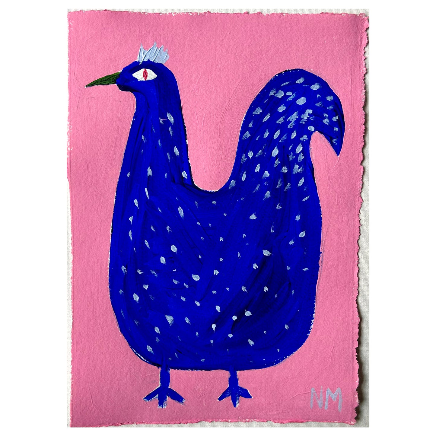 Big blue chicken