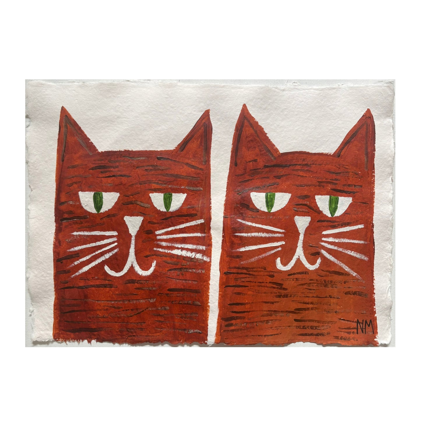 Two ginger tabby cats.