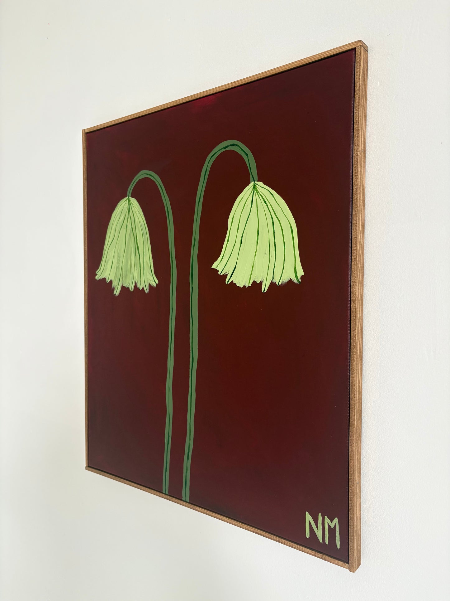 Two Green Flowers.