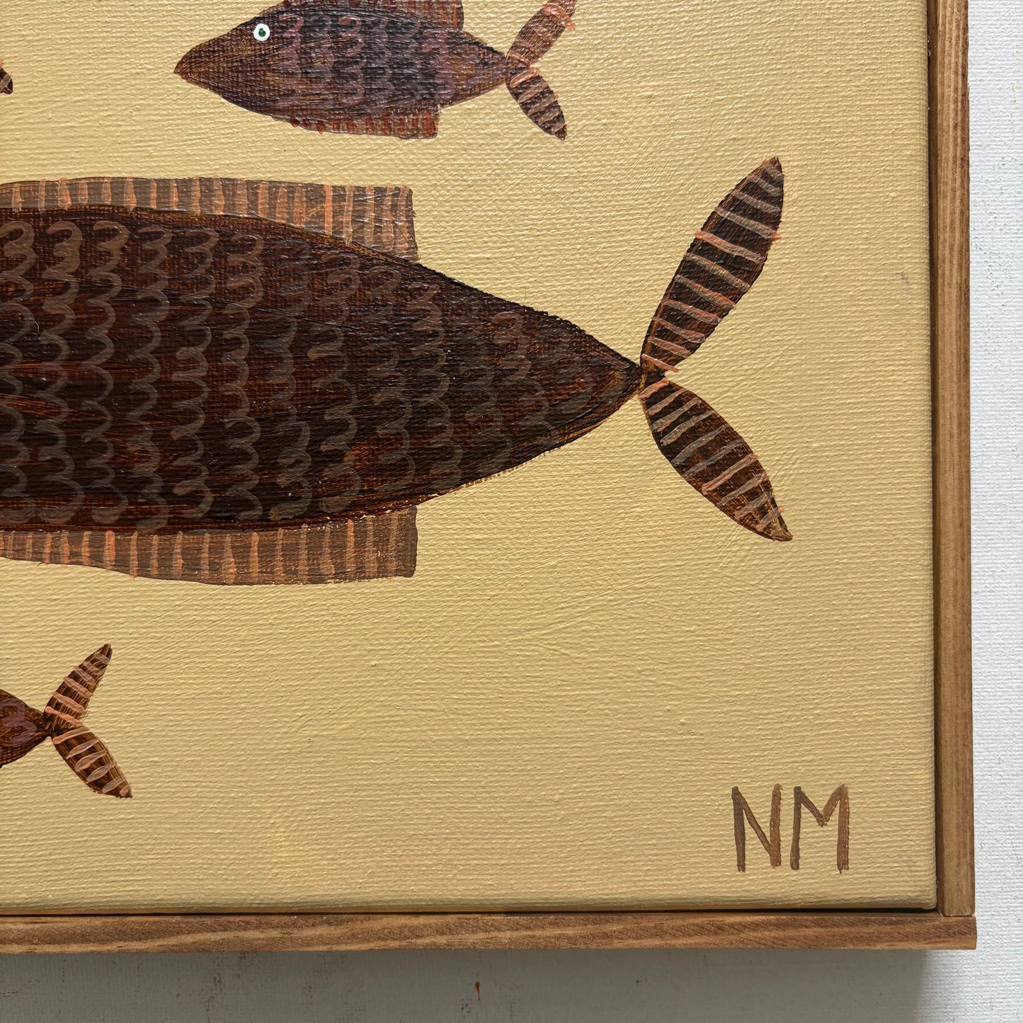 Brown fish family.