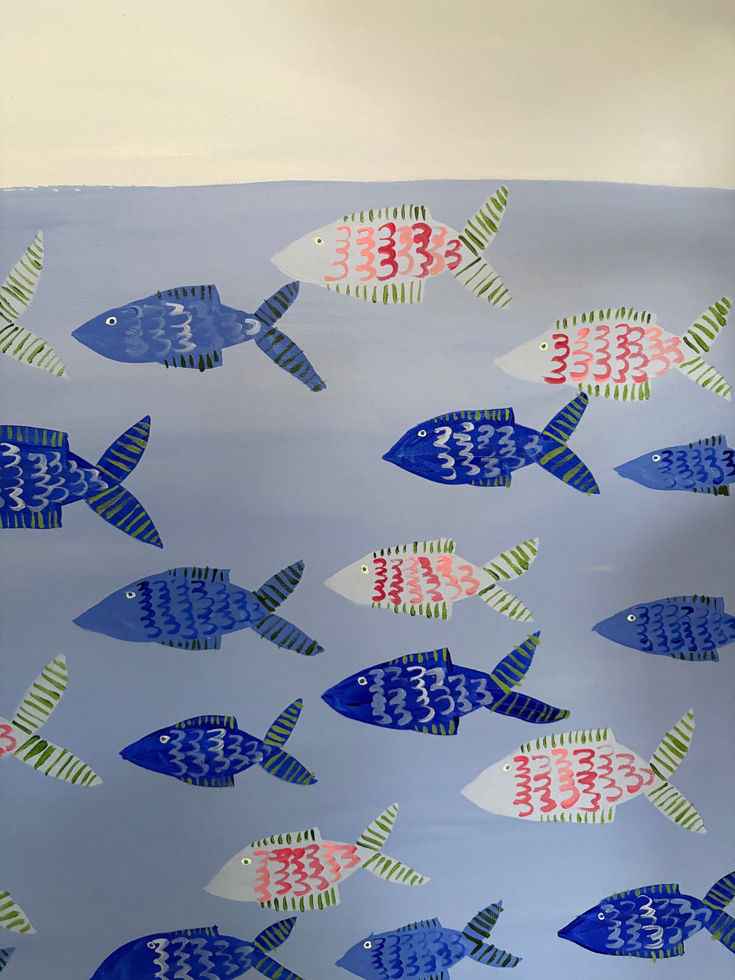 The sea and the sky.