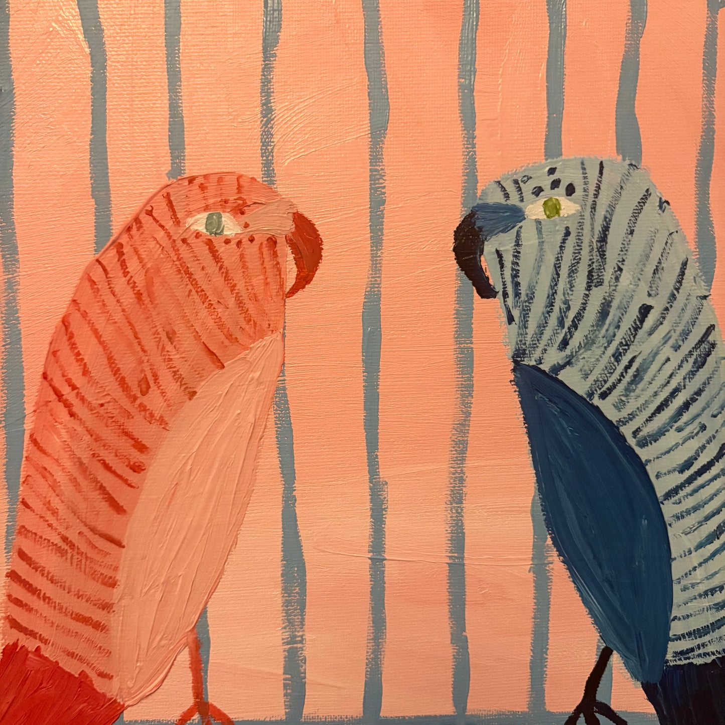Birds in love