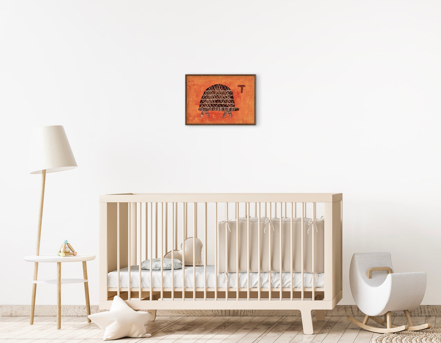 Alphabet T Tortoise Print.
