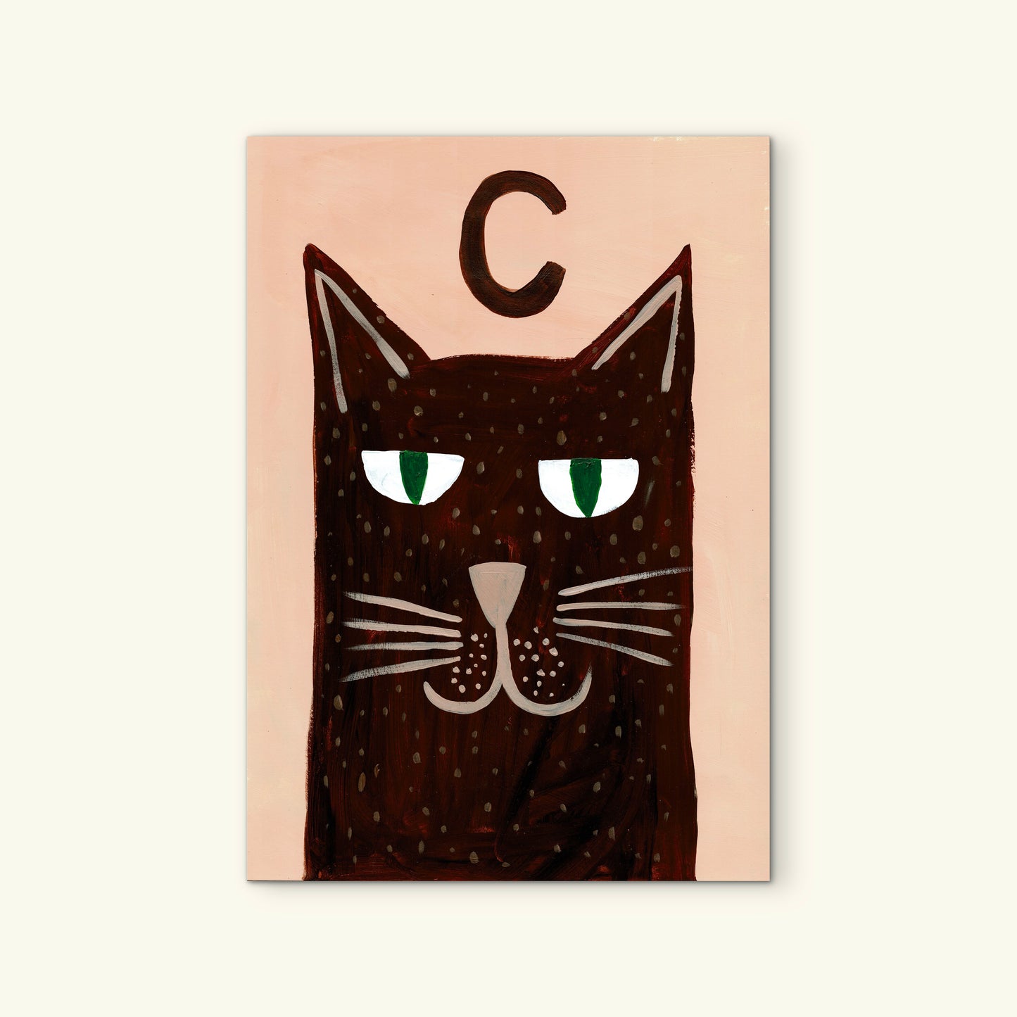 Alphabet C Cat Print.