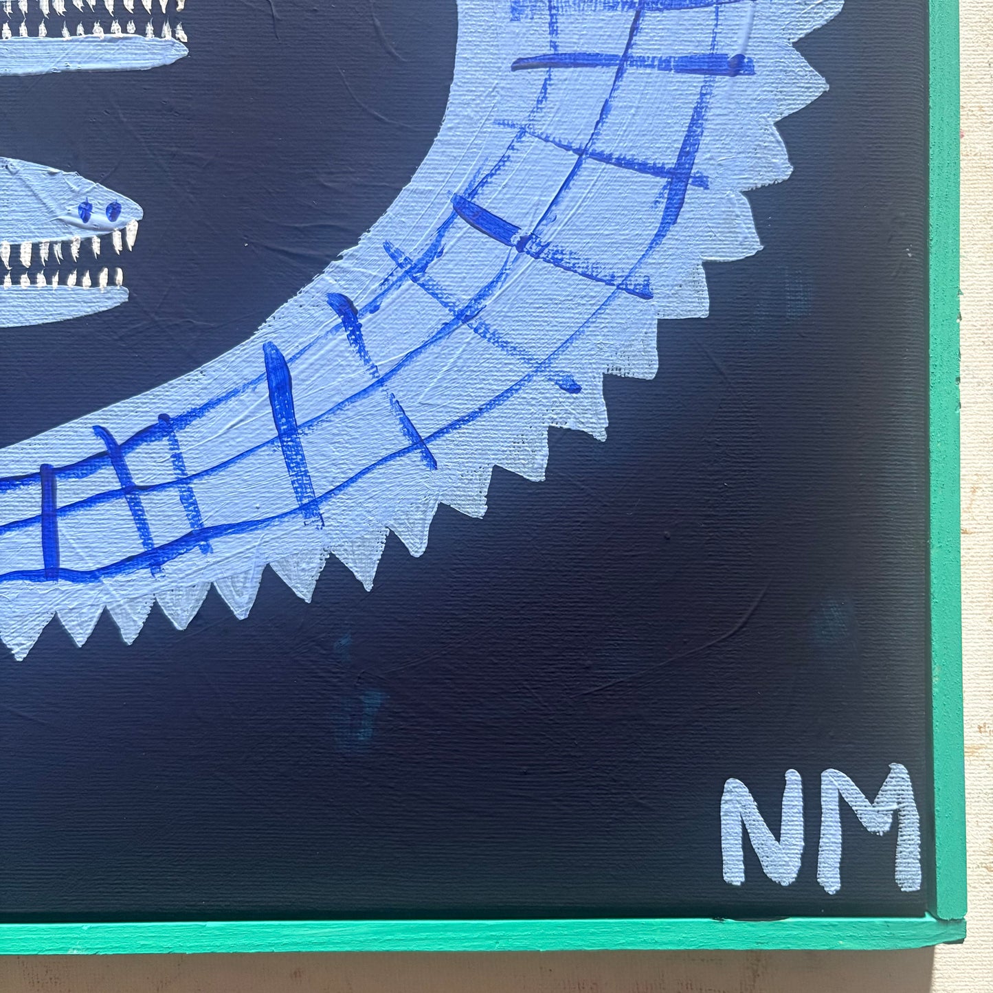 Blue crocodiles.