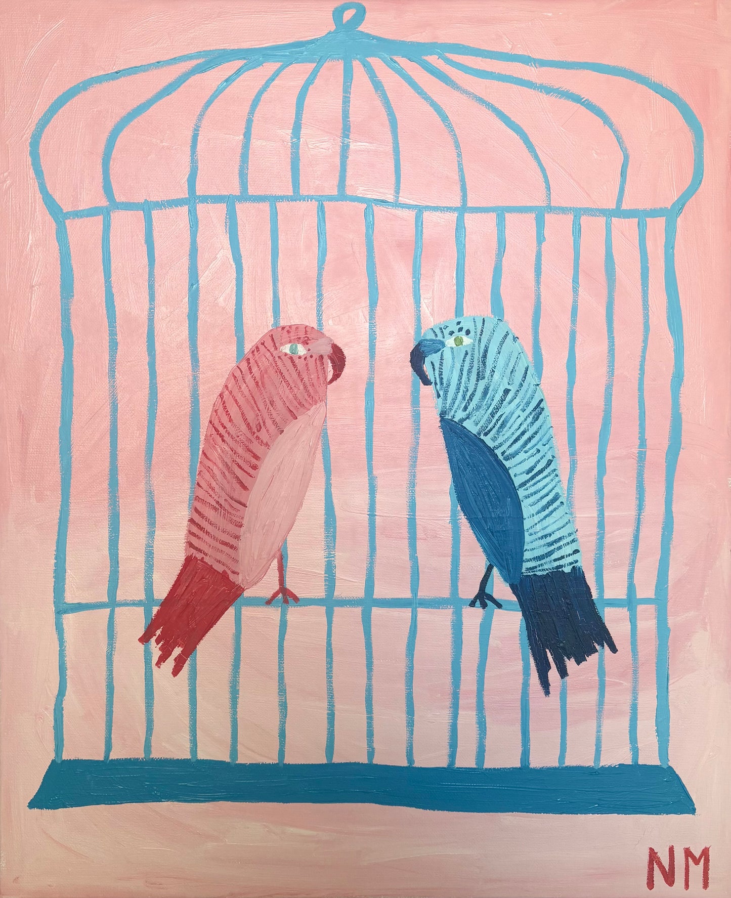 Birds in love