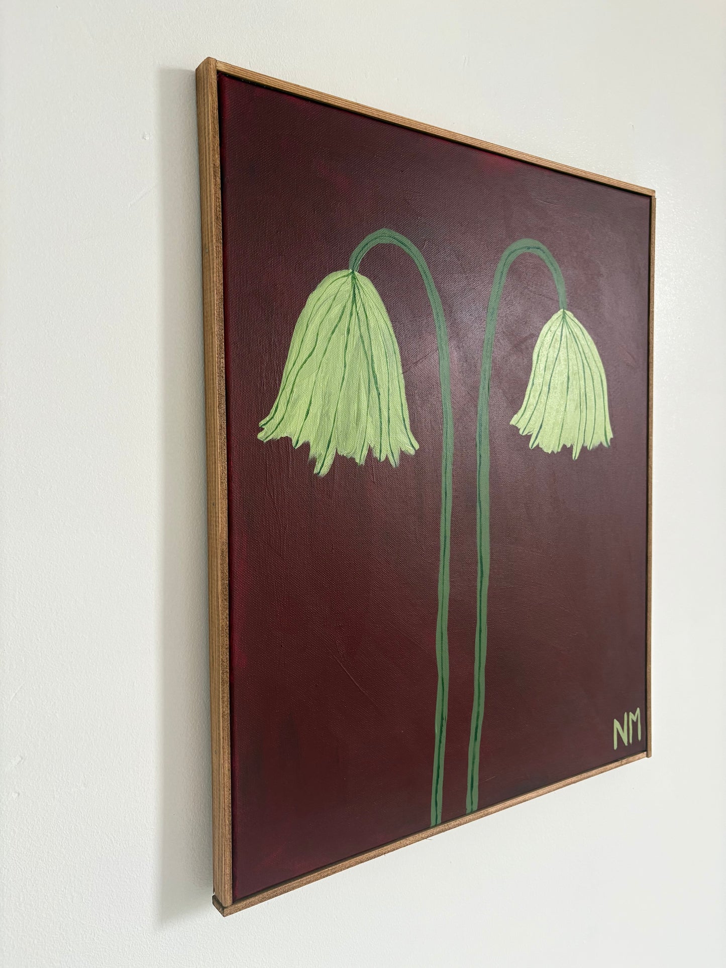 Two Green Flowers.