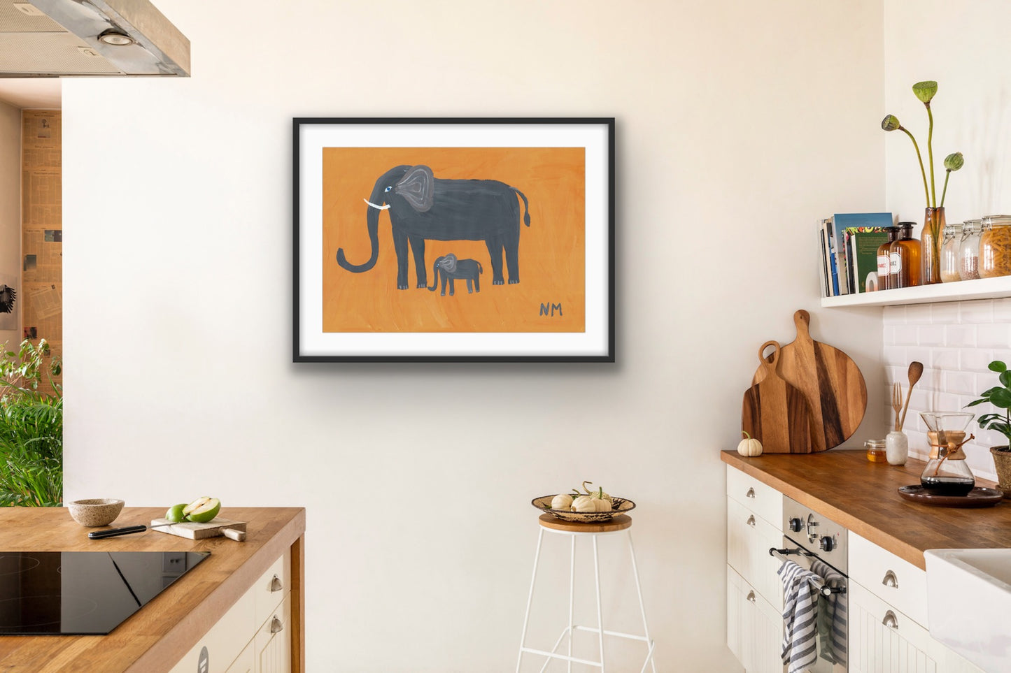 Elephant baby print.