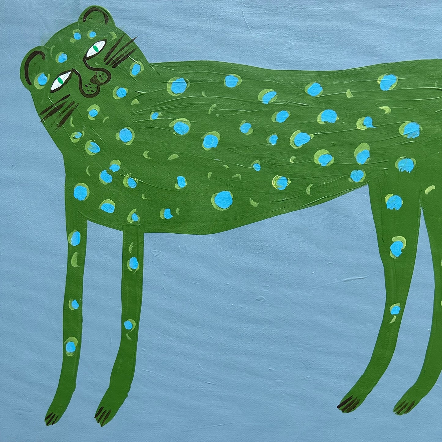 Green leopard