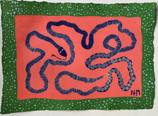 Blue snake