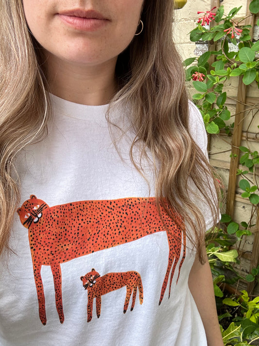 Short-Sleeve Leopard T-Shirt.