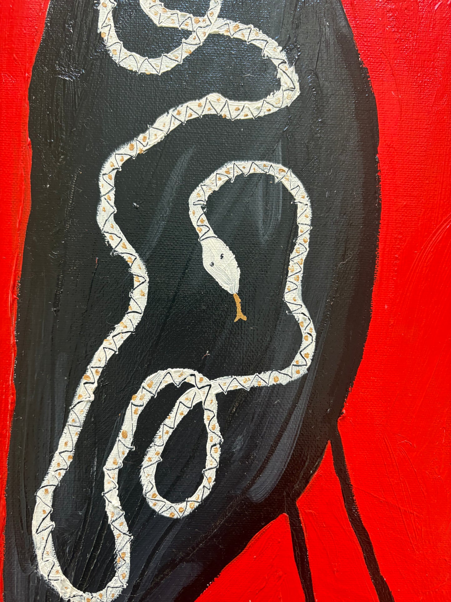 Crows and snakes.
