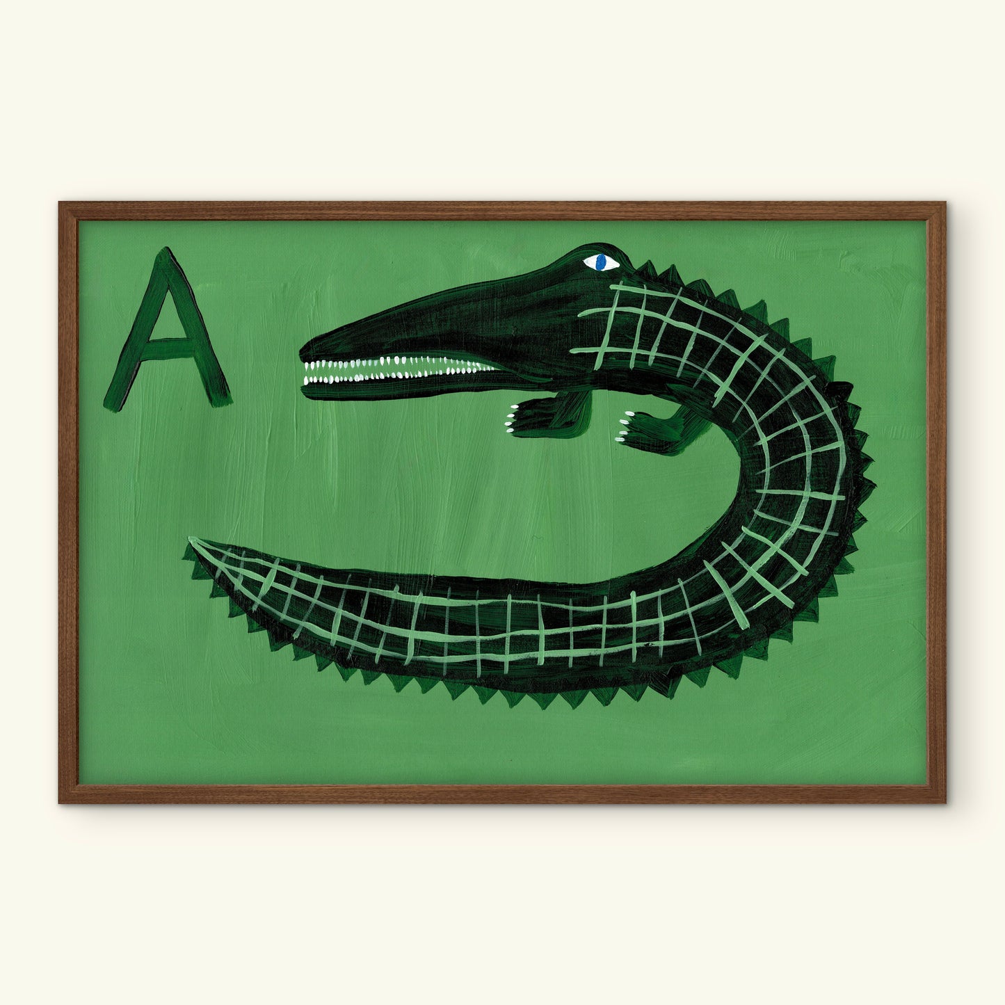 Alphabet A Alligator Print.