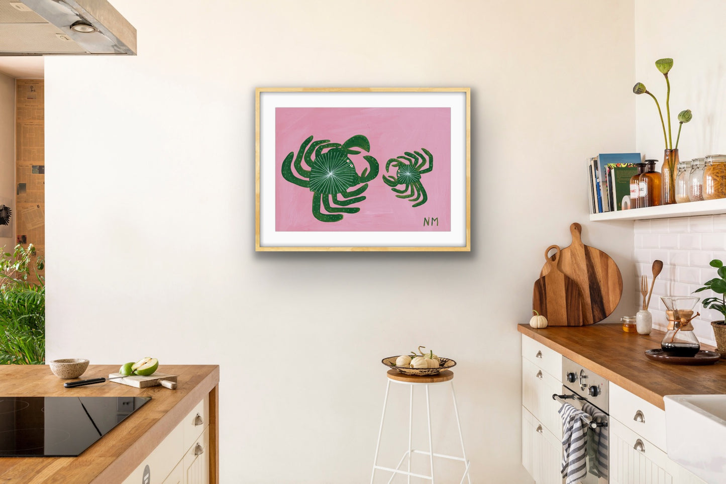 Baby crab print.