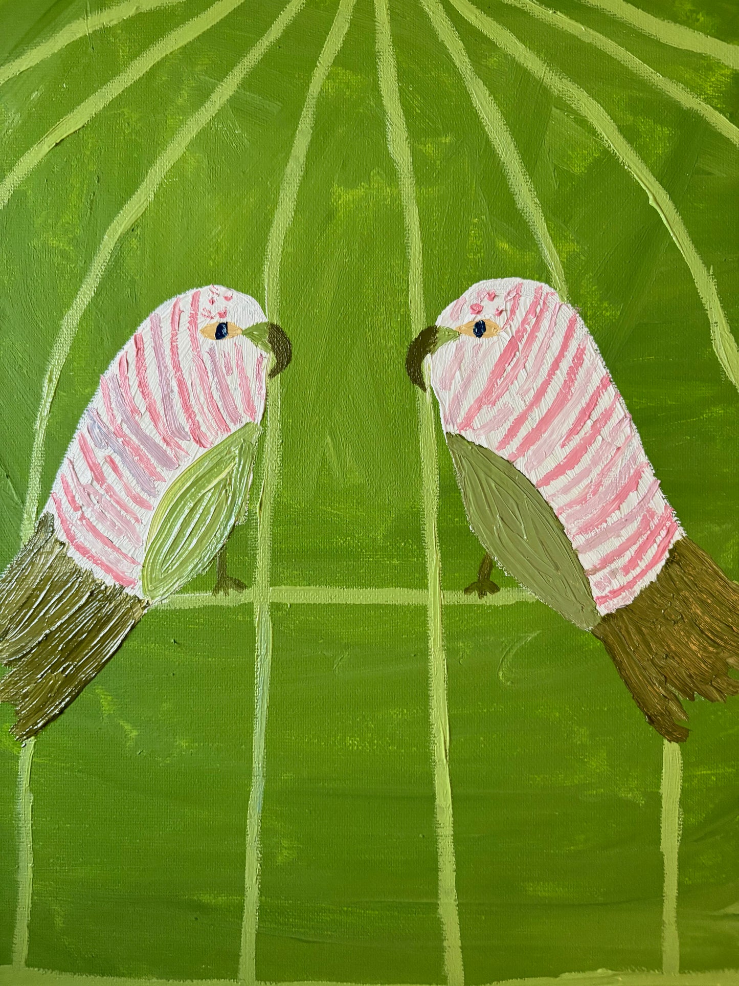 Green Budgies.