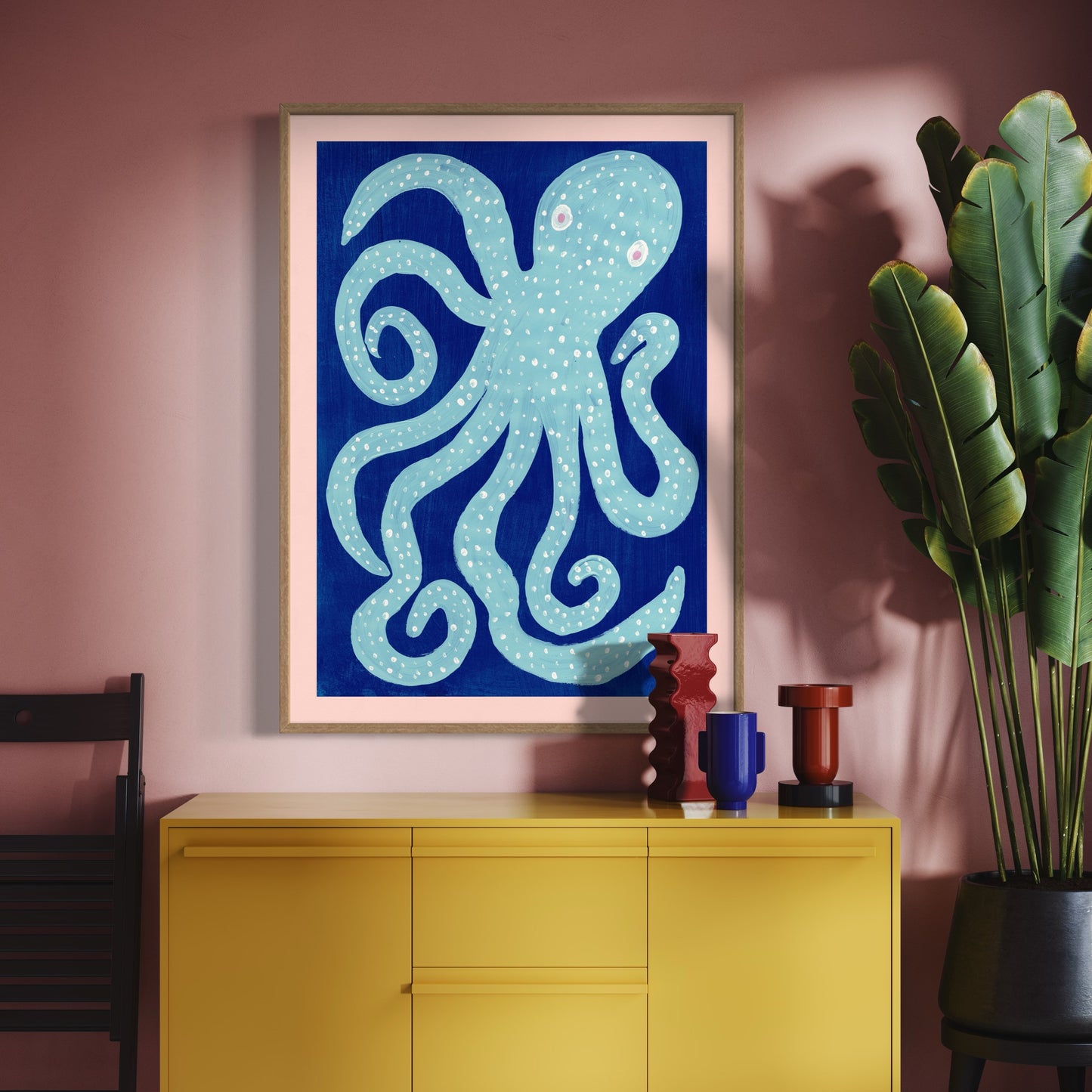 Blue octopus