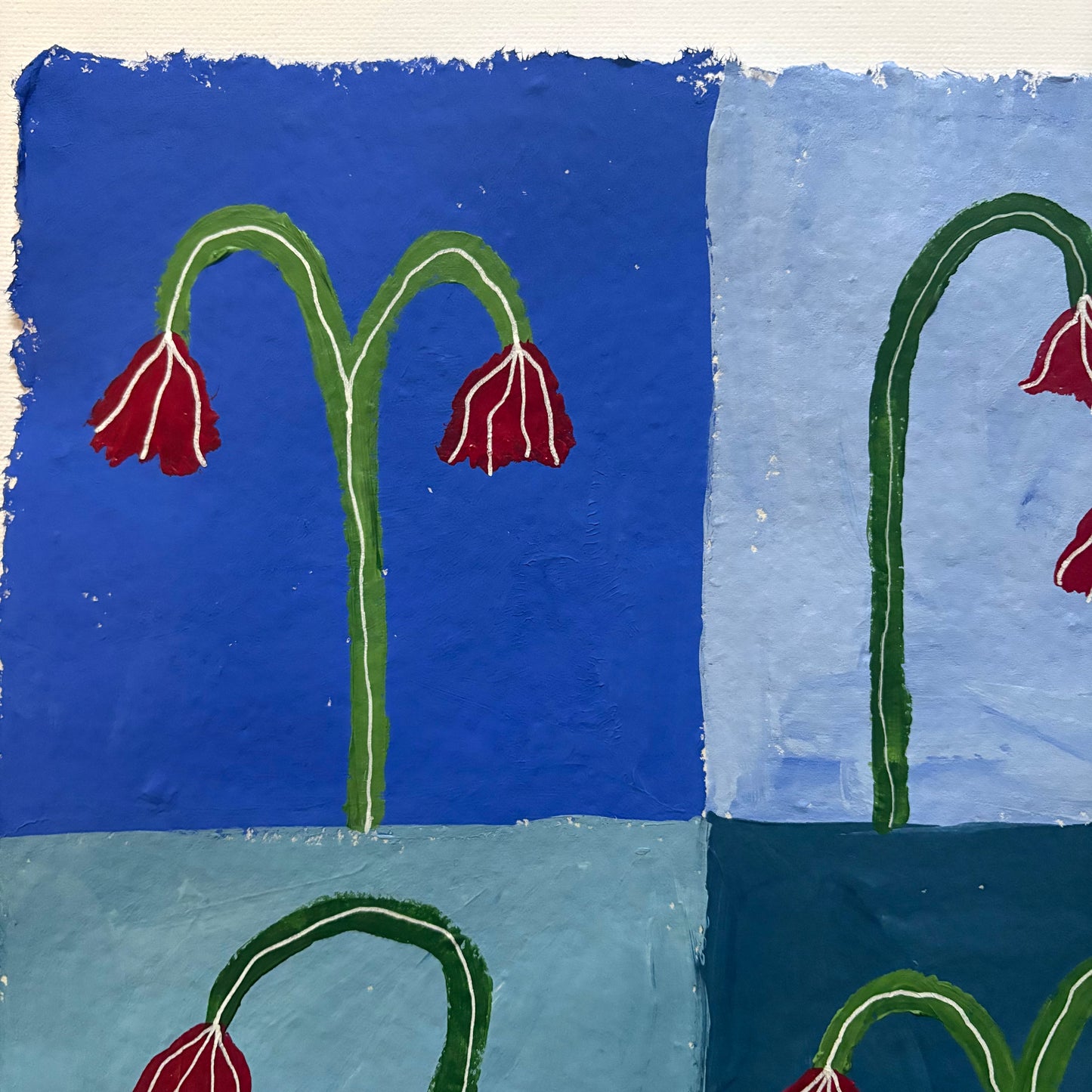 Little red flowers.