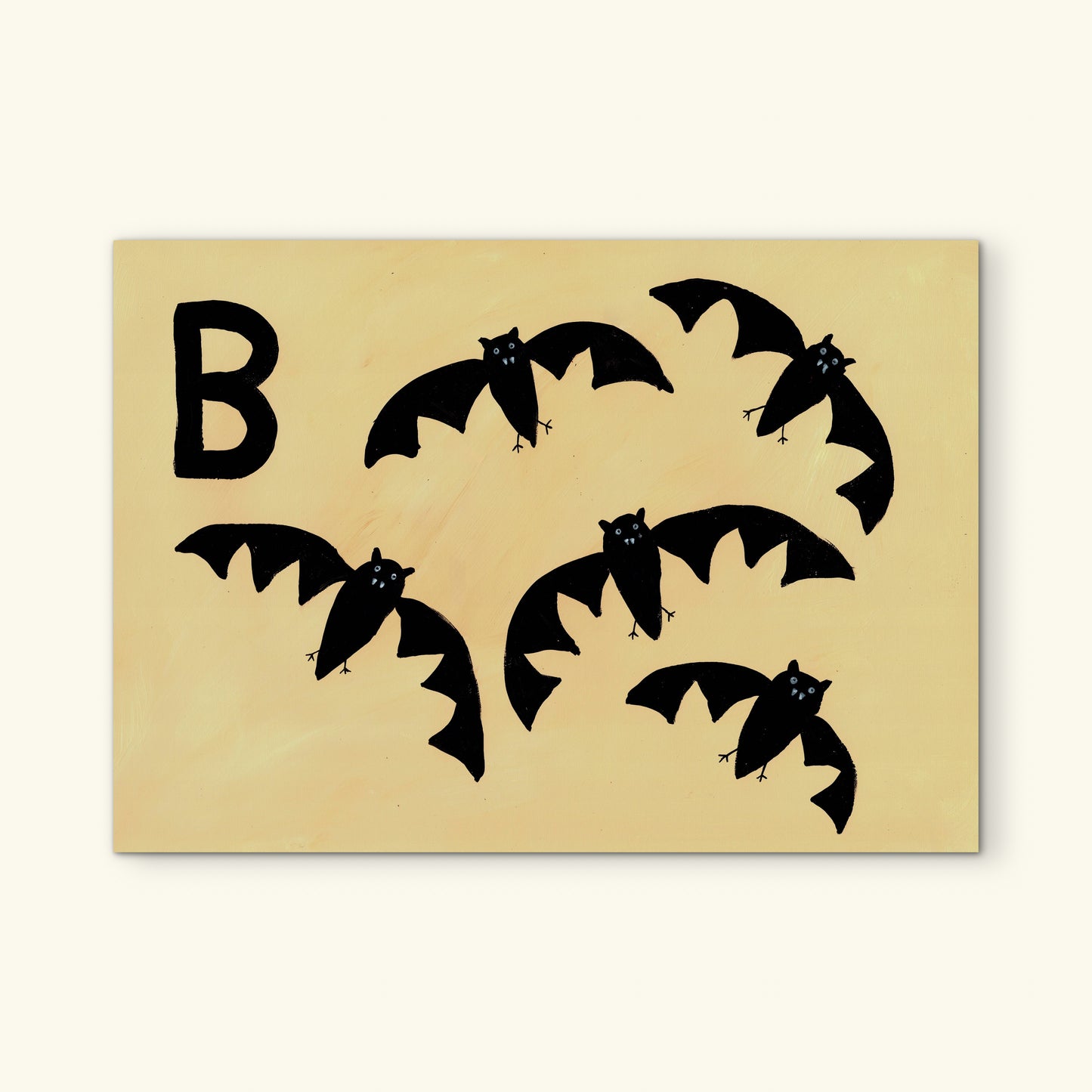 Alphabet B Bat Print.