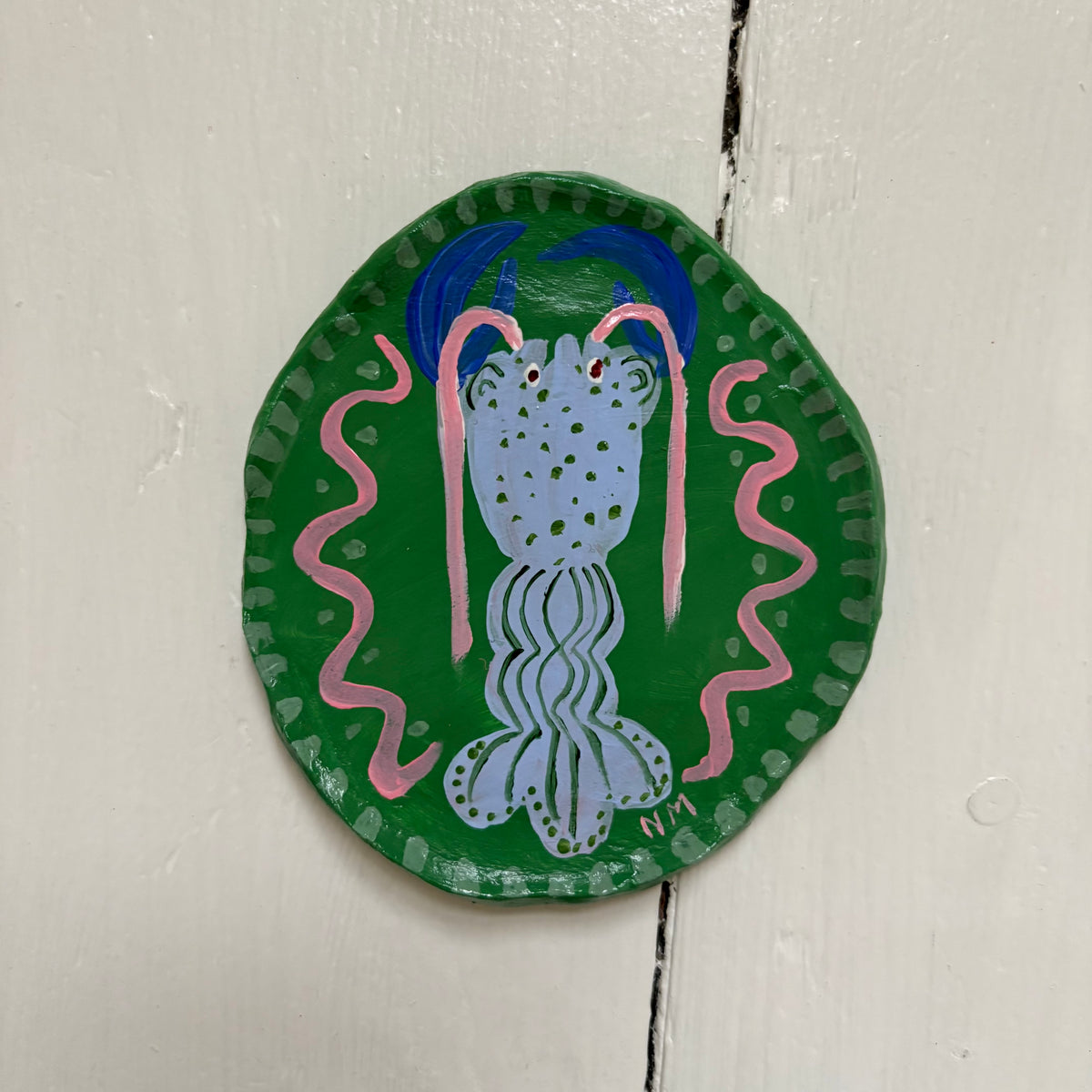 Lobster wall hanging.