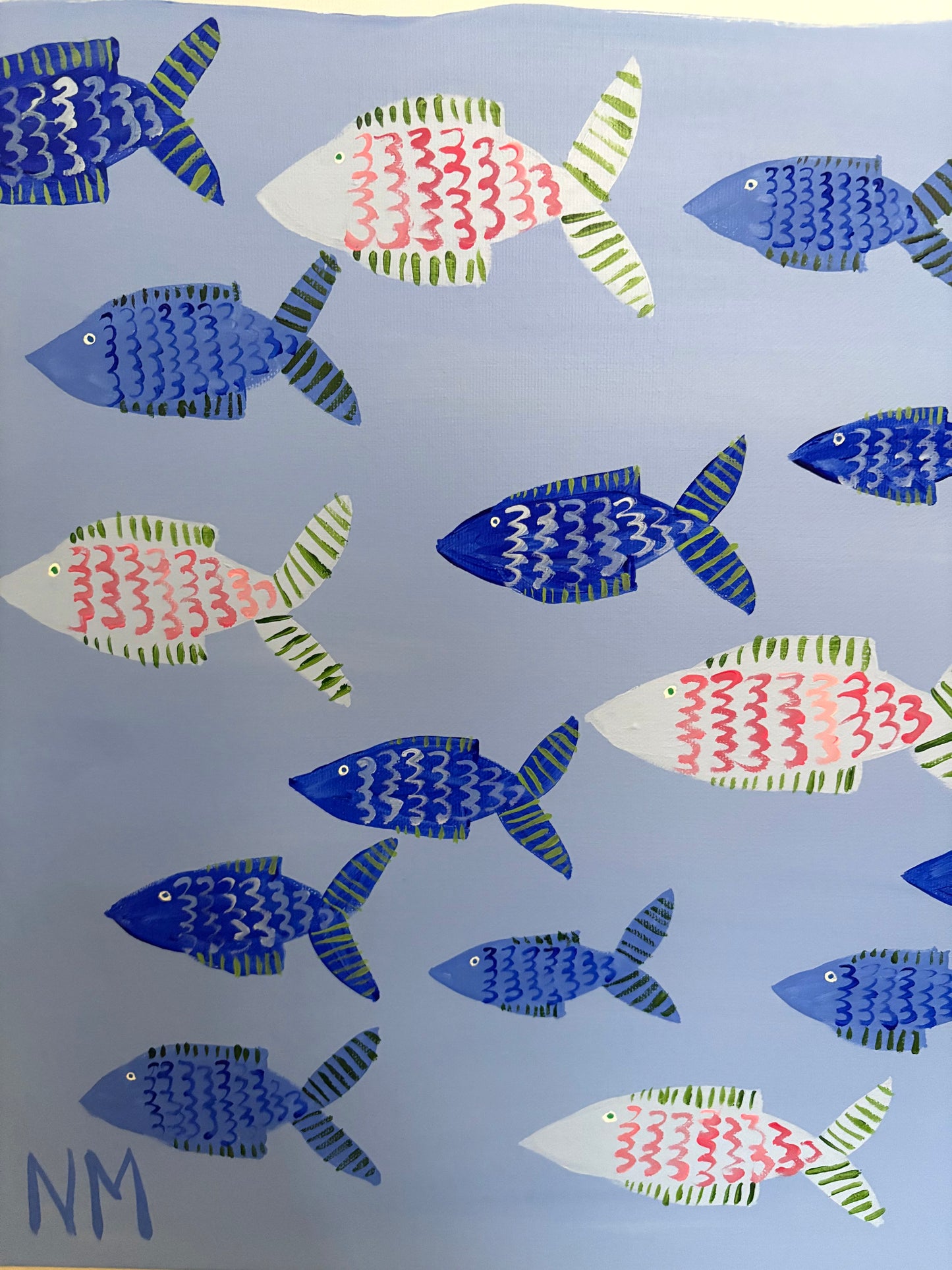 The sea and the sky.