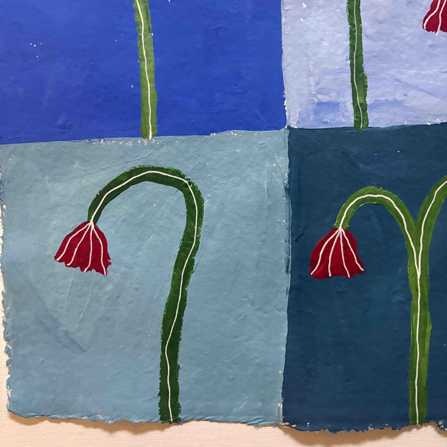 Little red flowers.