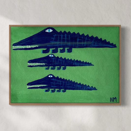 Blue crocodiles