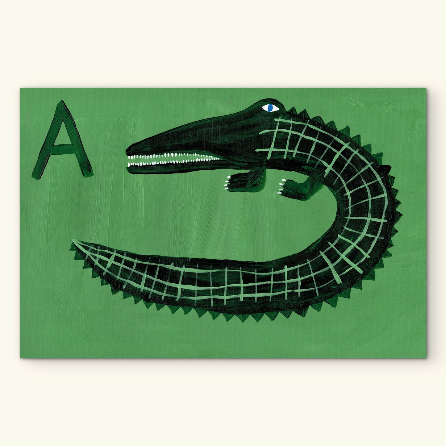 Alphabet A Alligator Print.