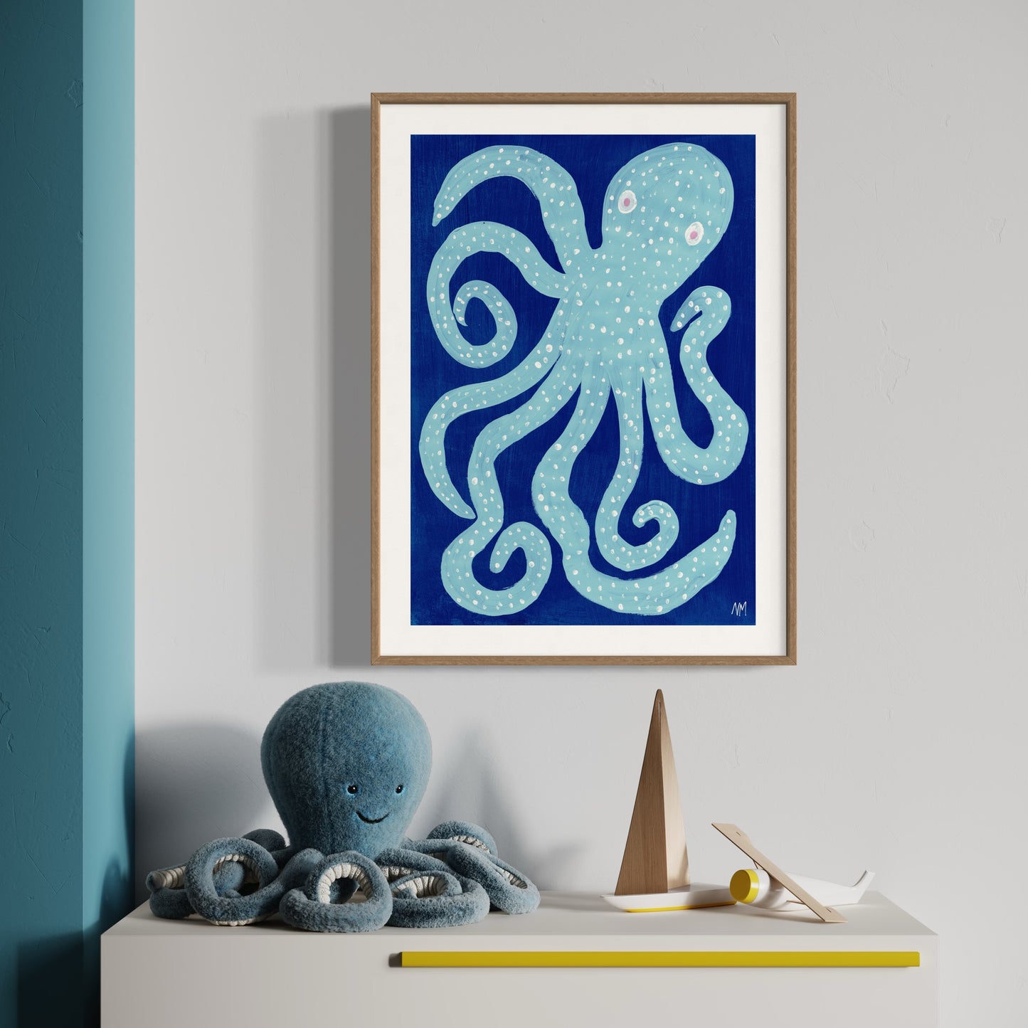 Blue octopus