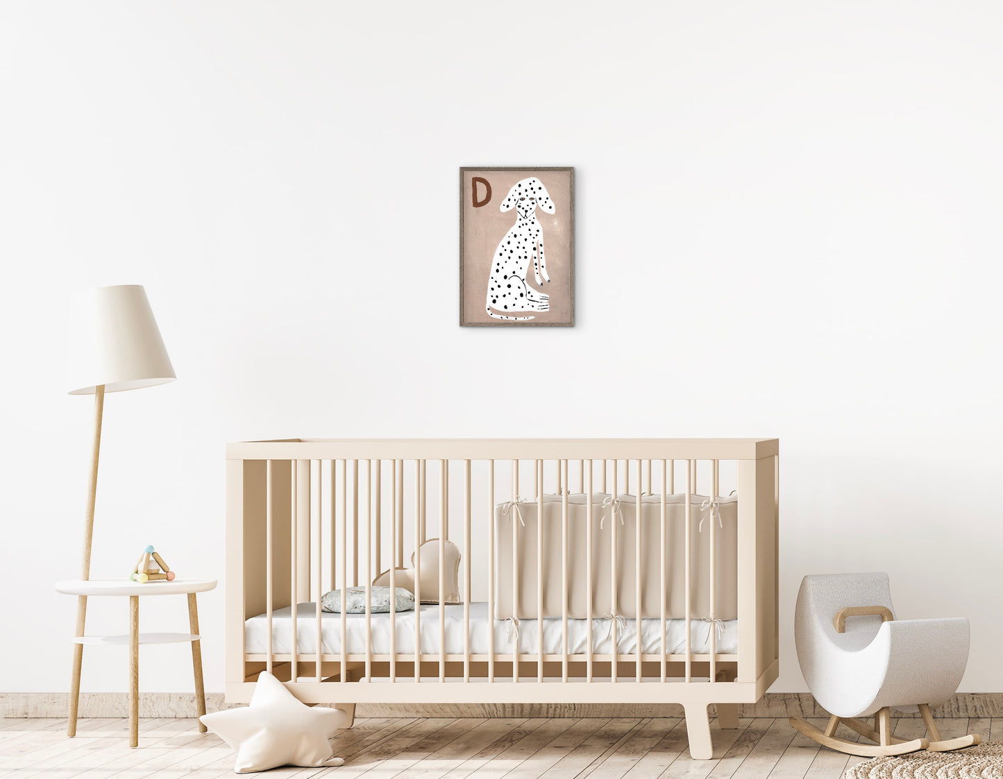 Alphabet D Dog Print.
