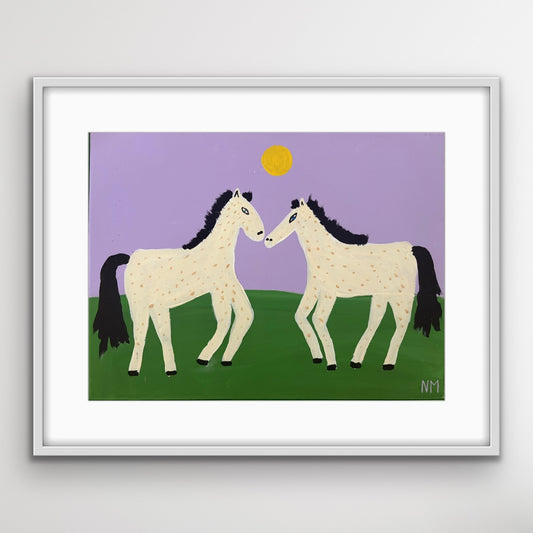 Lilac skies print.