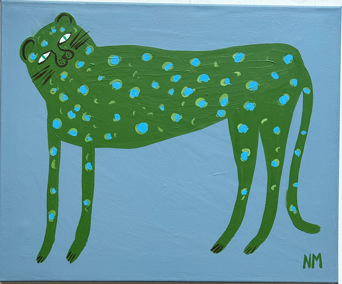 Green leopard