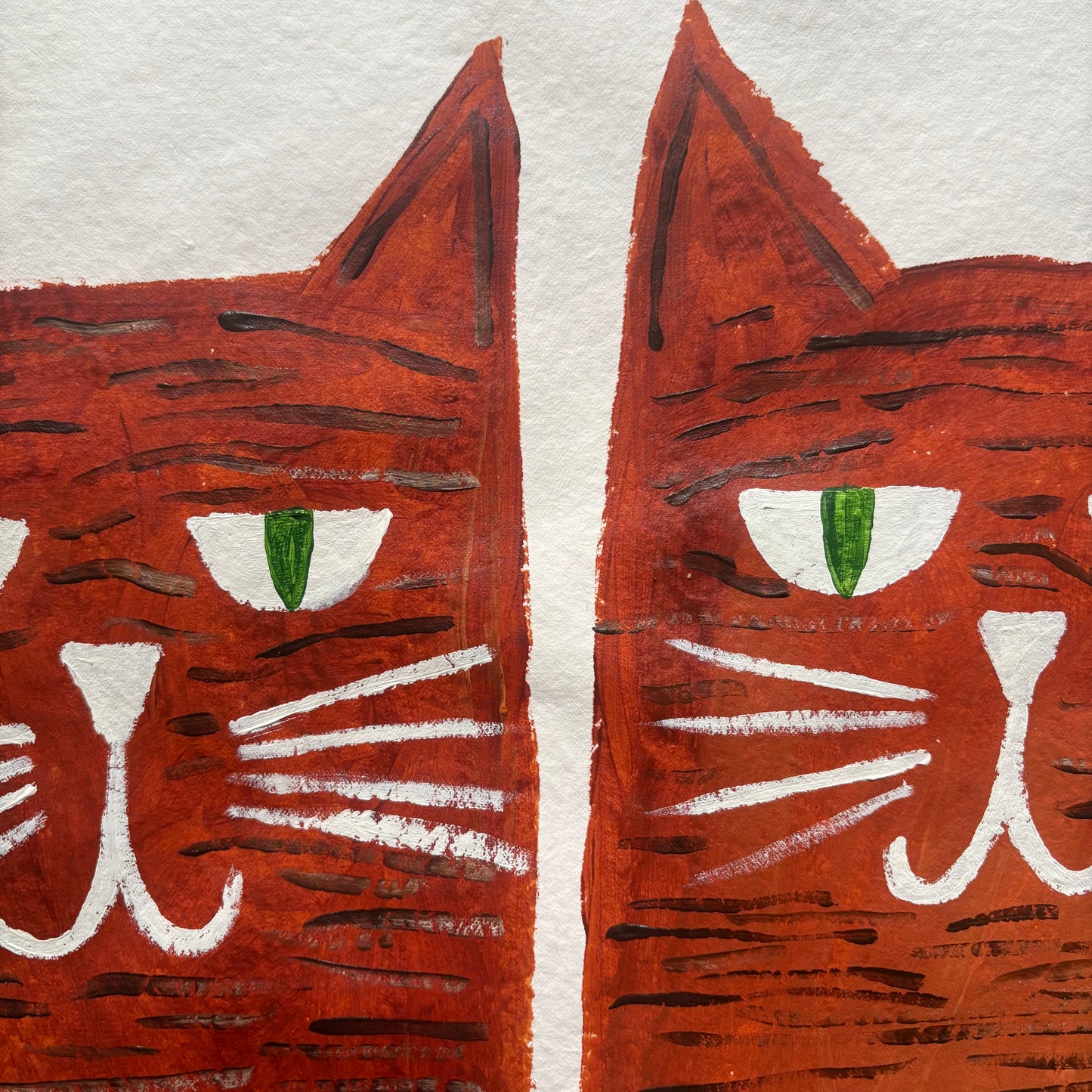 Two ginger tabby cats.