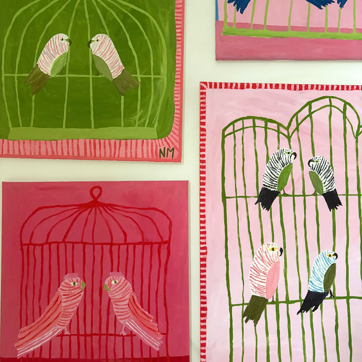 Green Budgies.