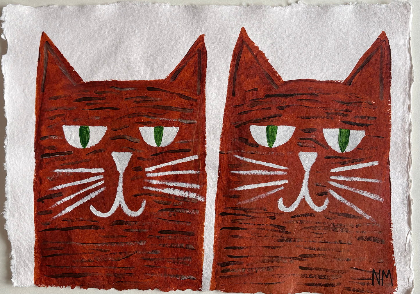 Ginger tabby cats.