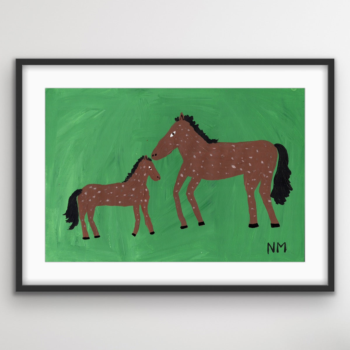 Baby horse print.