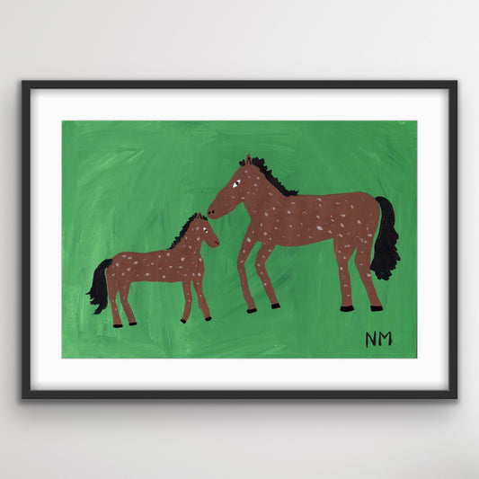 Baby horse print.