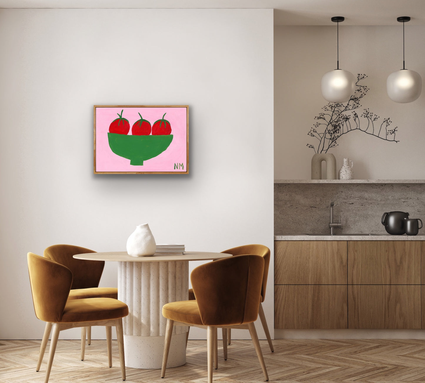 Three tomatos print.