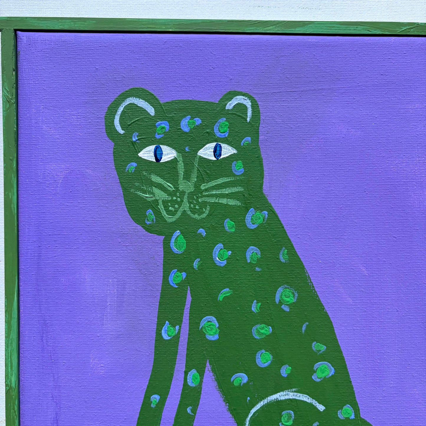 Green leopard.