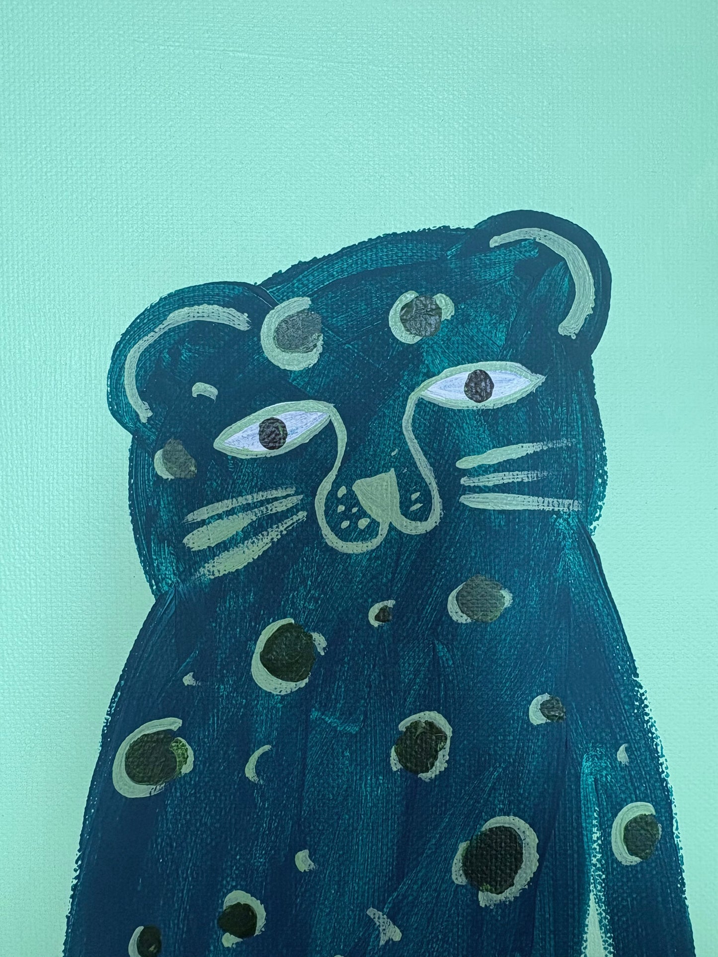 Green leopard friends.